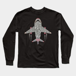 Aviation Phonetic Alphabet Flying Pilot Long Sleeve T-Shirt